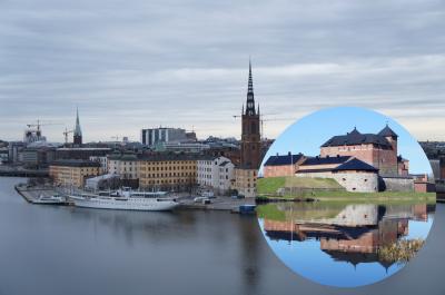 春は肌寒さを感じる森と湖に囲まれたスウェーデンと北欧