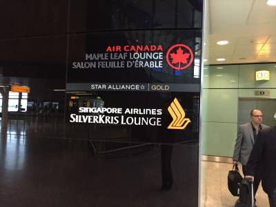ヒースロー空港ターミナル２、シンガポール航空シルバークリスラウンジとルフトハンザラウンジ