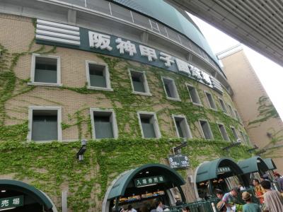 初めて訪れた阪神甲子園球場