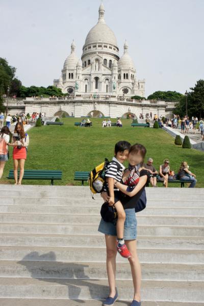 2012. 息子とパリ モンマルトルの丘