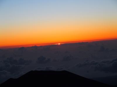 2015年　ハワイ　③　５月１５日　マウナケアの朝陽