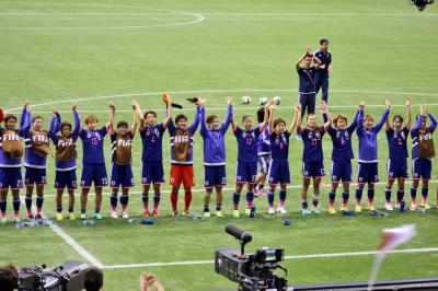 女子サッカーW杯2015 なでしこジャパン応援（3/全4）： 決勝トーナメント第1戦 対オランダ