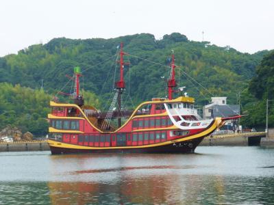 “九十九島　新海賊遊覧船とイタリアンのピノキオ”