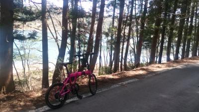自転車で仁科三湖（青木湖，中綱湖，木崎湖）を巡る