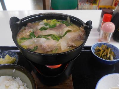 たまには「ベタ」な郷土料理1412　「猪鍋　“一休食堂”」　　　～足柄・神奈川～