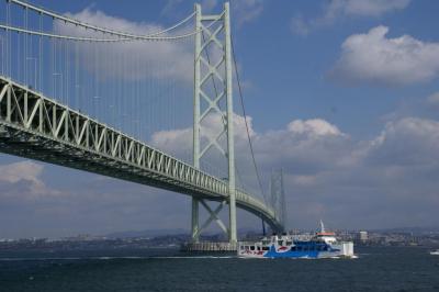 2015年 瀬戸大橋・大鳴門橋・明石海峡大橋旅行記：たこフェリー