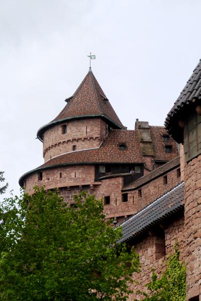 2015.4ライン・アルザス旅行22‐オー クニクスブール城 Chateau du Haut-Koenigsbourg 1