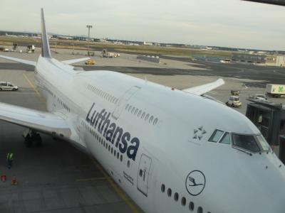 ルフトハンザ５０６便にて