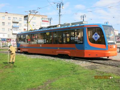 行ってみたロシア極東３　カラフルなトラムが走るハバロフスク(2015年5月)