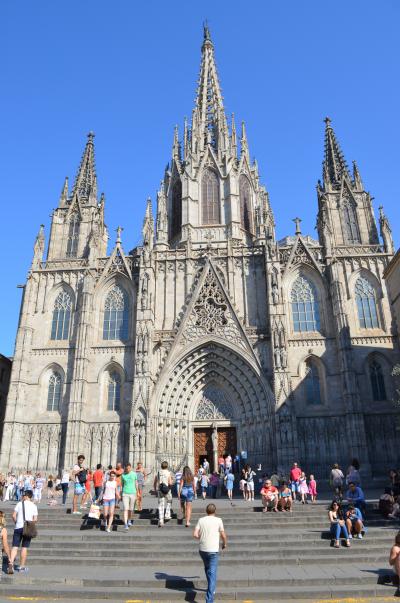 初スペイン　バルセロナのカテドラルは素晴らしかった