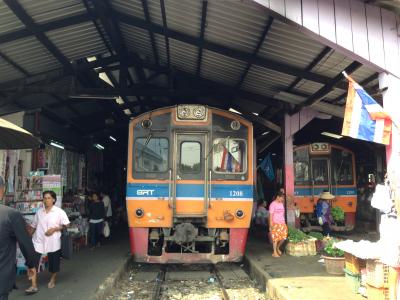 パパは留守番　2014秋　タイ　メークロンまで鉄道で行ってみる