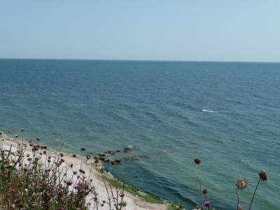 黒海沿岸のビーチリゾートのはしご。