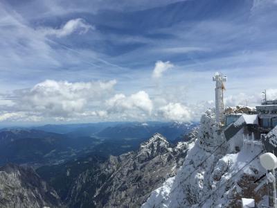 ドイツ最高峰のツークシュピッツェとアイブ湖（２０１５ドロミテ・チロル②）