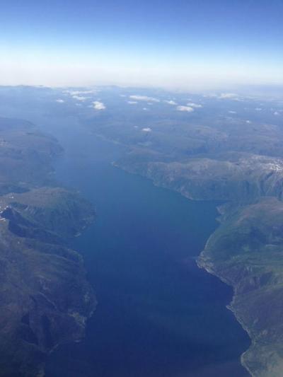 感激のフィヨルドと氷河