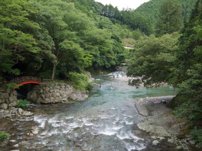 水神様に見守られて川遊び☆高見川、東吉野村