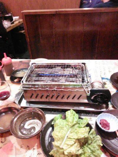 お散歩「家～近所の焼肉屋」