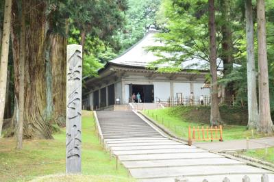 真夏の中尊寺