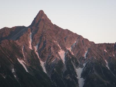 槍ヶ岳眺望の登山