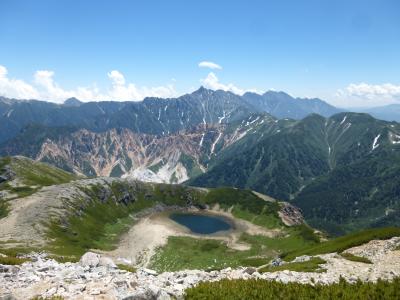 北アルプス♪裏銀座縦走登山（新穂高～双六岳～三俣蓮華岳～鷲羽岳～水晶岳～野口五郎岳～烏帽子岳～高瀬ダム）