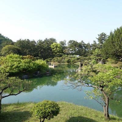 母とのんびり香川旅行　栗林公園