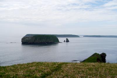 2015.6網走・知床・霧多布旅行9-旅館くりもと，アゼチの岬，湯沸・後静の海岸，幌戸沼