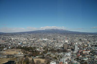 群馬県庁展望台と富士見温泉ふれあい館