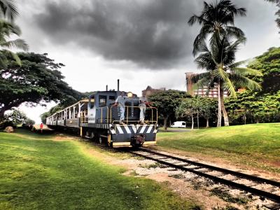 ハワイ2015夏⑥ 5日目午後<ハワイアン・レイルウェイ（ハワイ鉄道）Hawaiian Railway。アイスクリーム電車バージョン～アウラニ最後の夜(怖い）>