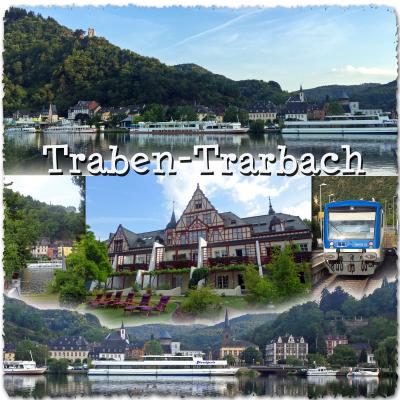 夏休み、ドイツ、ルクセンブルク電車とバスの旅２ トラーベン= トラーバッハ Traben-Trarbach編 -ホテル モーゼルシュレッシェン (Hotel Moselschloschen)に宿泊、Historische Stadt Muehleで名物料理を堪能