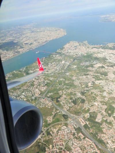 イベリアの大地の上を飛んで、イスタンブール経由で帰国