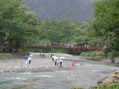 長野市から日帰り、初めての上高地