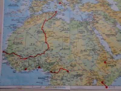 (10)1987年サハラ砂漠縦断　西アフリカと中央アフリカ横断の旅12か国64日間①チュニジア(チュニス)