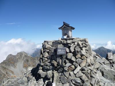 北アルプス　奥穂高岳　3190m・涸沢　2012年秋登山