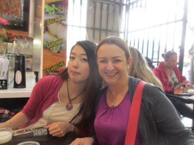 愛弟子ちゃんと食べ歩き