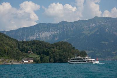 2015年　スイス　ハイキングの旅♪⑧ ツェルマットへ行く前にトゥーン湖クルーズを楽しむ