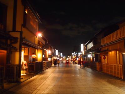 娘と2人で京都旅行①1日目　八坂神社～夜の祇園（花見小路）散策♪