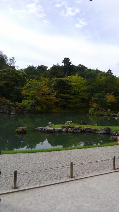 初秋の京都、墓参と嵐山散歩旅１