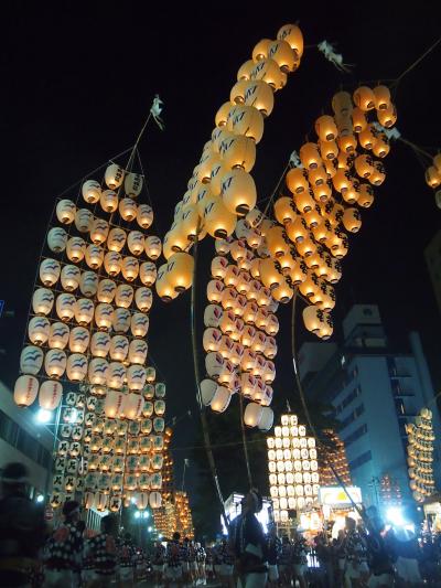 東北三大祭りを見に行く旅⑧　『秋田竿燈まつり』夜本番