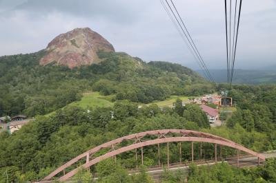 昭和新山からロープウェーで有珠山へ