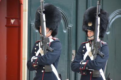 デンマーク宮殿の衛兵交代式