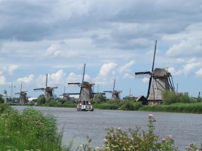 2015年夏，西欧周遊 （２）オランダ・ユトレヒトからキンデルダイクの風車群