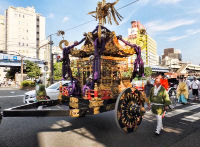 日枝神社例大祭に行ってきました。　①　～「大神興（千貫神興）奉安」～