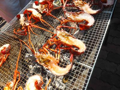 御宿・伊勢えび祭りで伊勢えびを食す