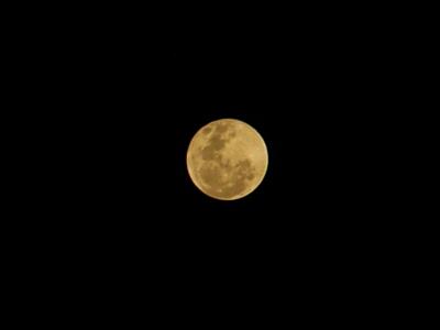 Super　Moon　from Odawara