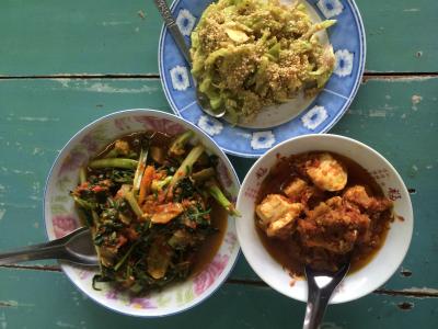 ミャンマーの家庭料理体験＆湖ボートツアー
