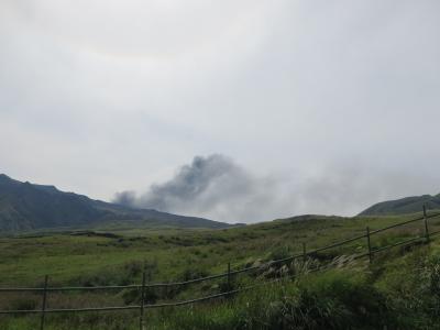 マイレージ消化で湯布院温泉へ,阿蘇へ