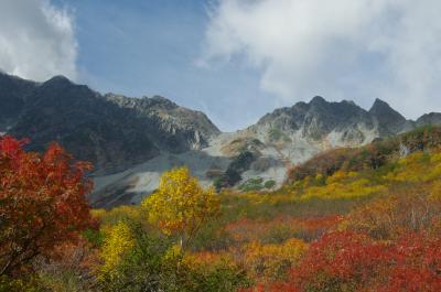 紅葉の涸沢カールと天空の山小屋へ、氷壁の宿徳沢園にも泊まる山旅。