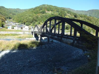 天竜川沿いダムと「月之島橋・小渋橋」を訪ねて