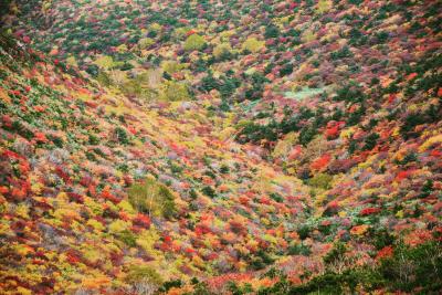 紅葉の安達太良山登山