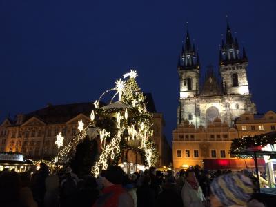 チェコ　プラハ　クリスマスマーケット