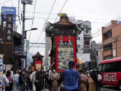 比叡山を歩き大津祭りに